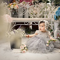 宝贝周岁快乐 妈妈希望你永远健康快乐❤️🎀🧸🎈