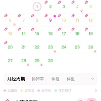 我上上个月底来姨妈然后之后一直有褐色的东西，到上个月20号才干净，到现在没来姨妈，但是昨晚通宵之后...
