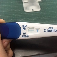 排卵后13天，着急心切，买了可丽蓝测的，听说这个牌子出结果比较早，酱紫是不是说明有希望呀，好激动😊