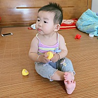 我的小可爱已经十个月啦，马不停蹄的长大……