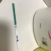 还有4天来姨妈，早上测的，自己看着有灰印呢？