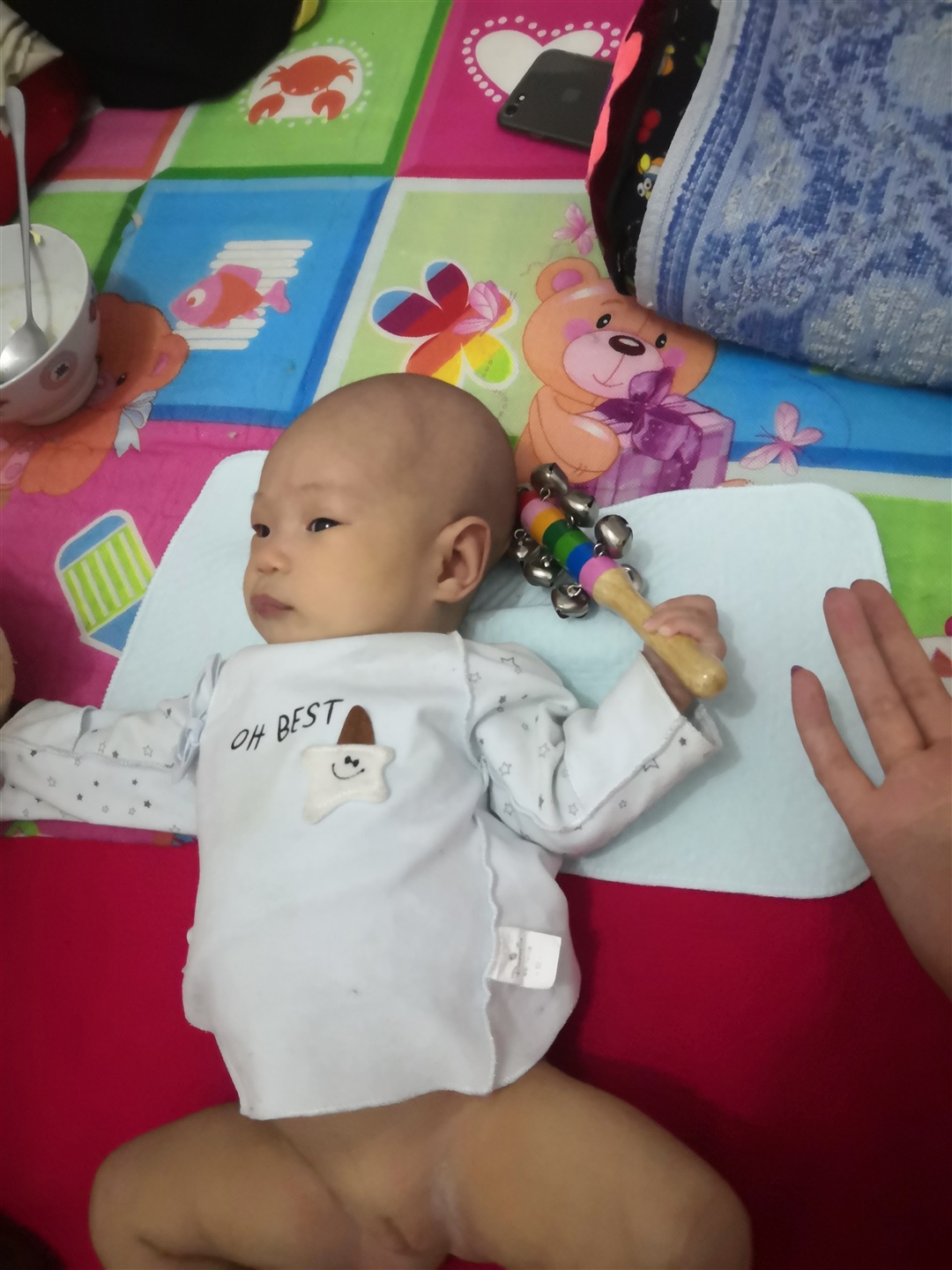 能抓起来东西了