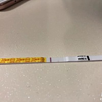 3号晚上测了有浅色印，4号没有，5号晚上测有浅印，6号早上又没有，这是有了还是没有？