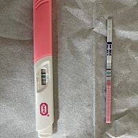 9.28号来的月经，10月1号就干净了，今天刚说测试一下，一次就测到强阳，应该没有这么快吧😂