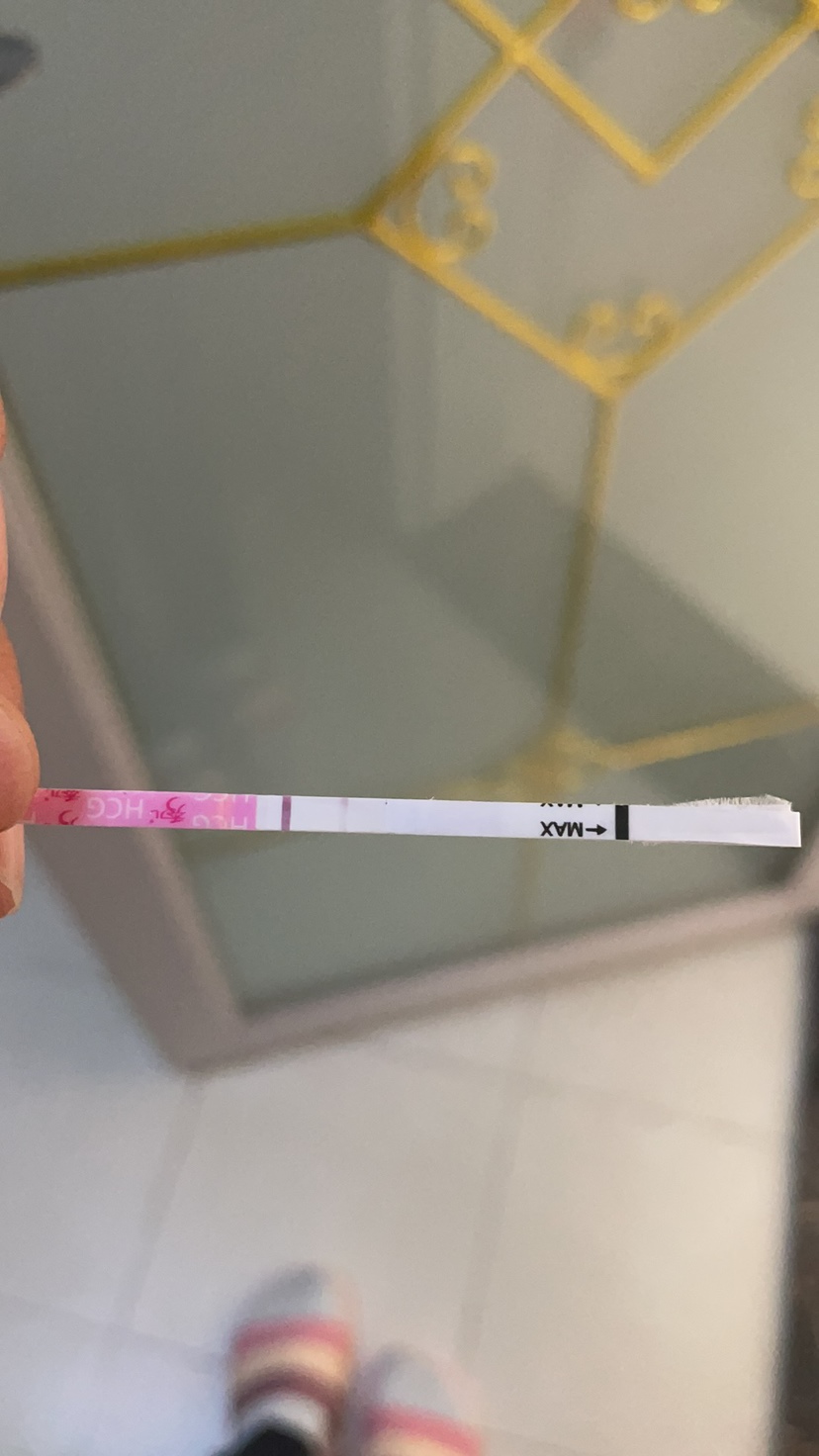 昨天早上测的放置一天后还能看见粉印