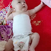 两个月零13天的臭宝超萌的牛宝宝