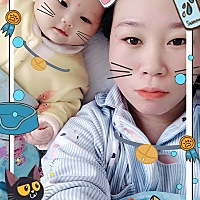 俩可爱摸摸哒