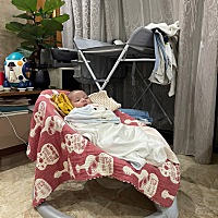 真怕他晚上不睡