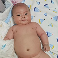 肥肥快100天了