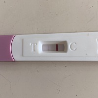 大姨妈每个月20号来，最近突然恶心，就测试了一下，第一次如图，第二次又是一条杠了。胃子又顶的慌。到...