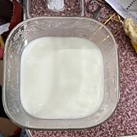 好开心呀！昨天做的没放糖有点酸，今天放了两勺糖味道刚刚好，儿子说和买的一样。