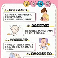 很多新生妈妈因为没有经验， 都不知道宝宝什么时候吃饱？[玫瑰] 这四个信号，宝妈要记住了哦~[勾引]