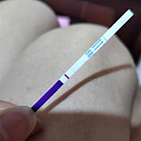 闲着没事，下午上班打开了怀孕管家。23：00下班骑自行车一路飙车回来。刷牙时候测了一下。看了没有就扔...