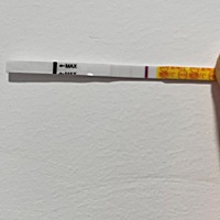 今早测的，是不是能看到灰印了？