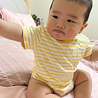 再也不是那个襁褓中的婴儿啦～