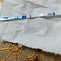 今早上又验了一次，比昨天清楚一些。