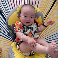 现在5个月半了你还是小小个14斤，小个没关系健康就好，
