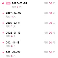 现在记录月经这个功能是不是坏了，周期怎么都是30天？