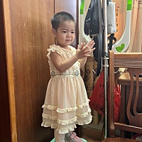 呆萌可爱的妹妹