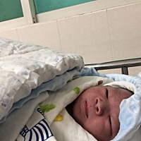 没打无痛，顺产男宝8斤3