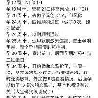 怀两个娃，总结了一下整个孕期经历的情况，生儿生女每个人情况都不一样，仅供参考～😊