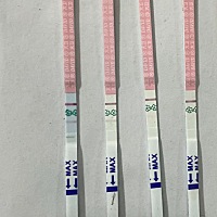 5号排卵。还有三天月经，排卵试纸又有加深，zzy白板，还有希望吗