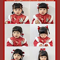 ✨新年快到啦 ✨过年七大姑八大姨的要开始串门啦，当妈妈了当然要给娃打扮漂漂亮亮过新年哇😯除了新...