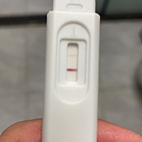 4月14号来的月经，5月8号这个，后面再测就是没有了就一条杠，10号去验血也没显示怀孕，今天月经过来2天...