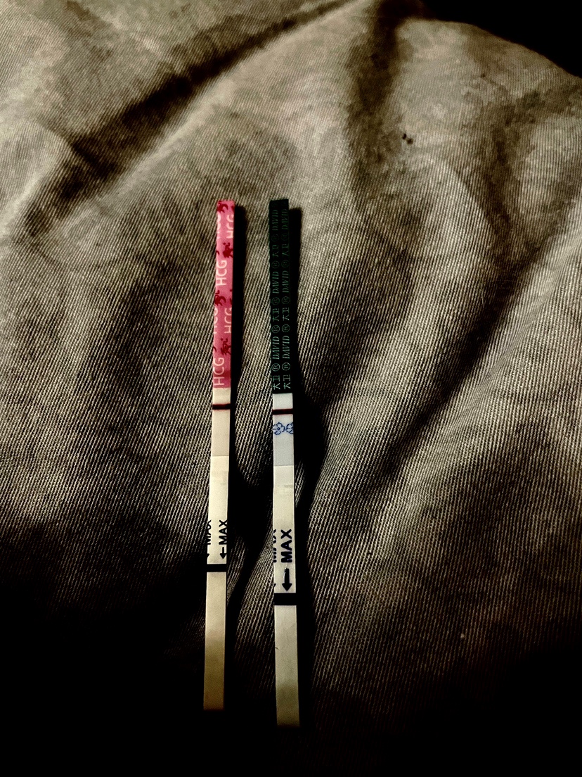 这是刚测出来两分钟的时候