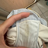 一点一点的是血，我不知道为什么会是这样