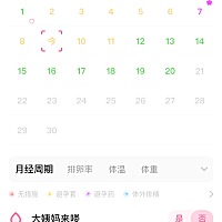 怎么不显示姨妈预测了？怎么回事
