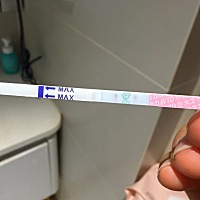 前两天测的是浅杠、今天测就成一道杠了